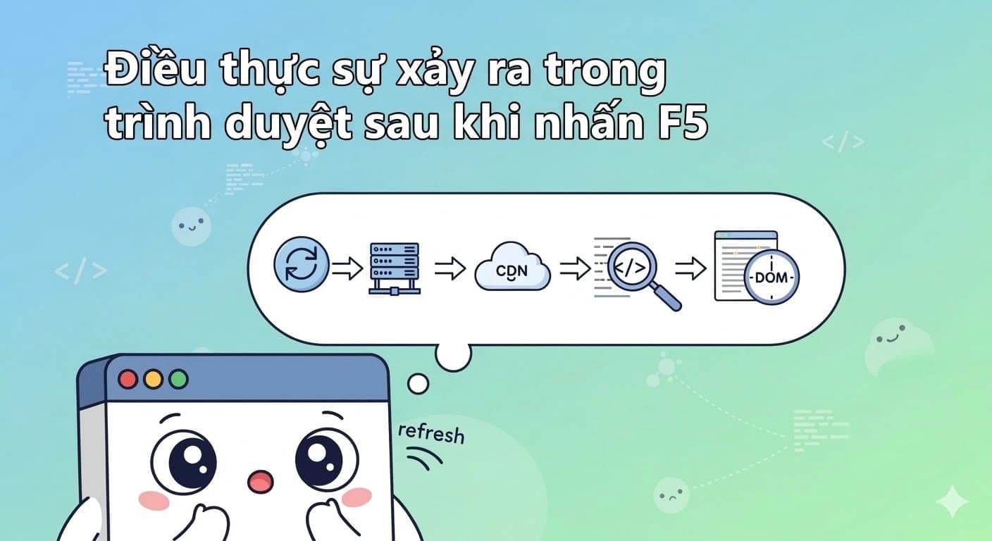 Chuyện gì thực sự xảy ra ở trình duyệt sau khi nhấn F5?
